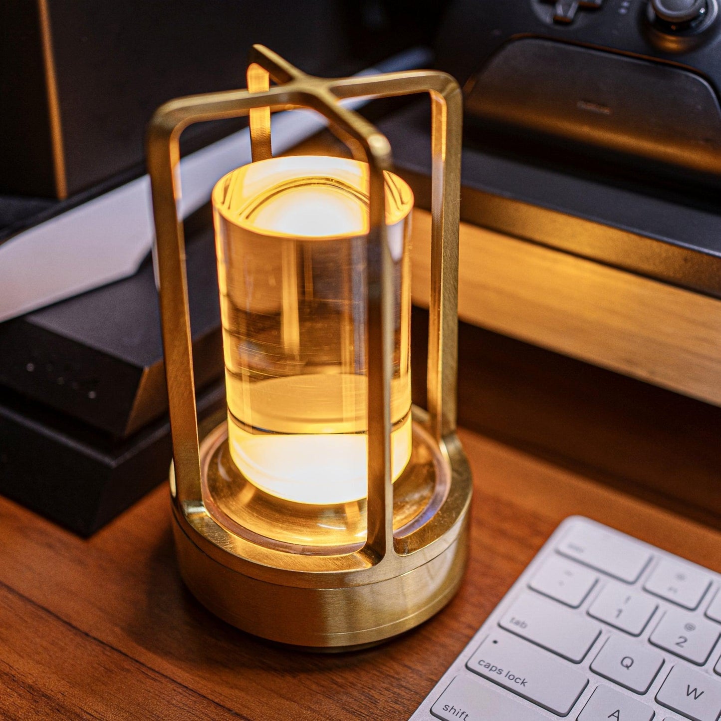 Lanterne de Table Élégante et Rechargeable - LUMINA
