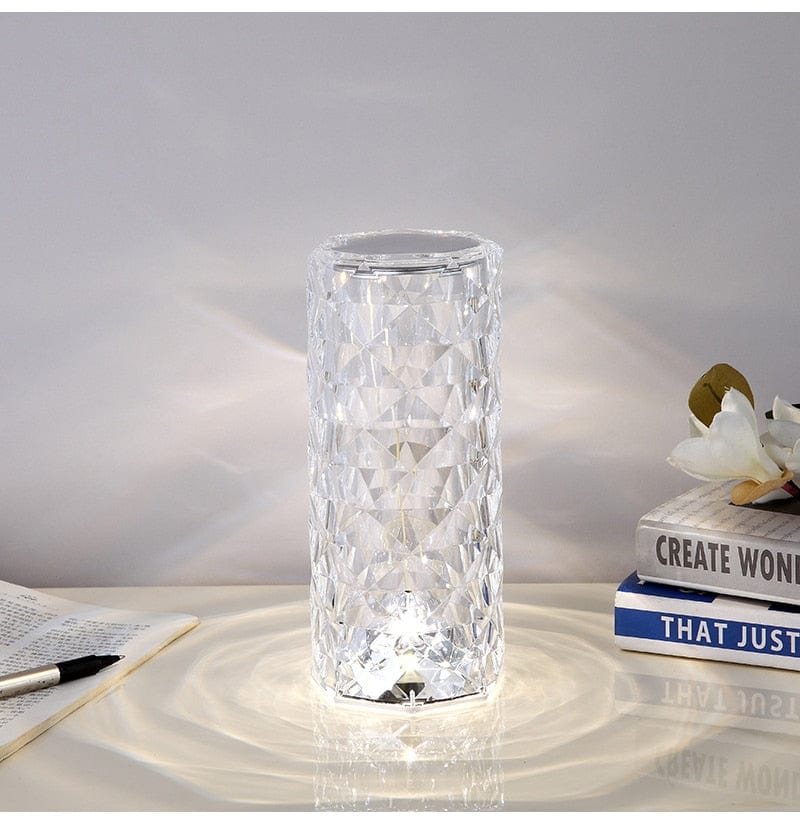 Lampe Cristal Tactile Multicolore Élégante - CLARIVIA