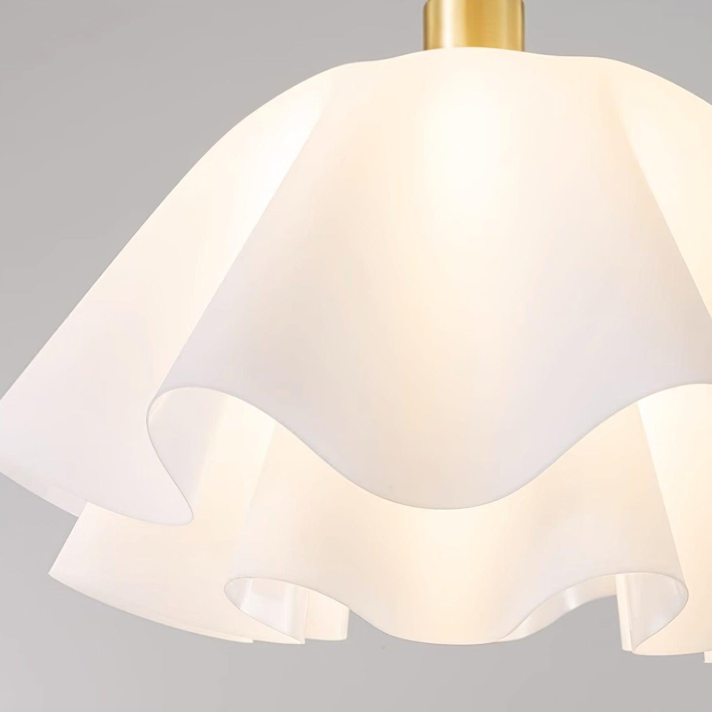 Plafonnier Design Plié Élégant en Cuivre -AURELIA