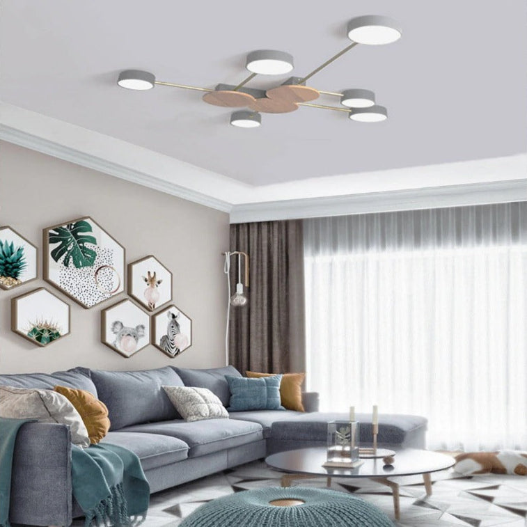 Plafonnier LED Ultra-Lumineux au Design Raffiné - VELINA