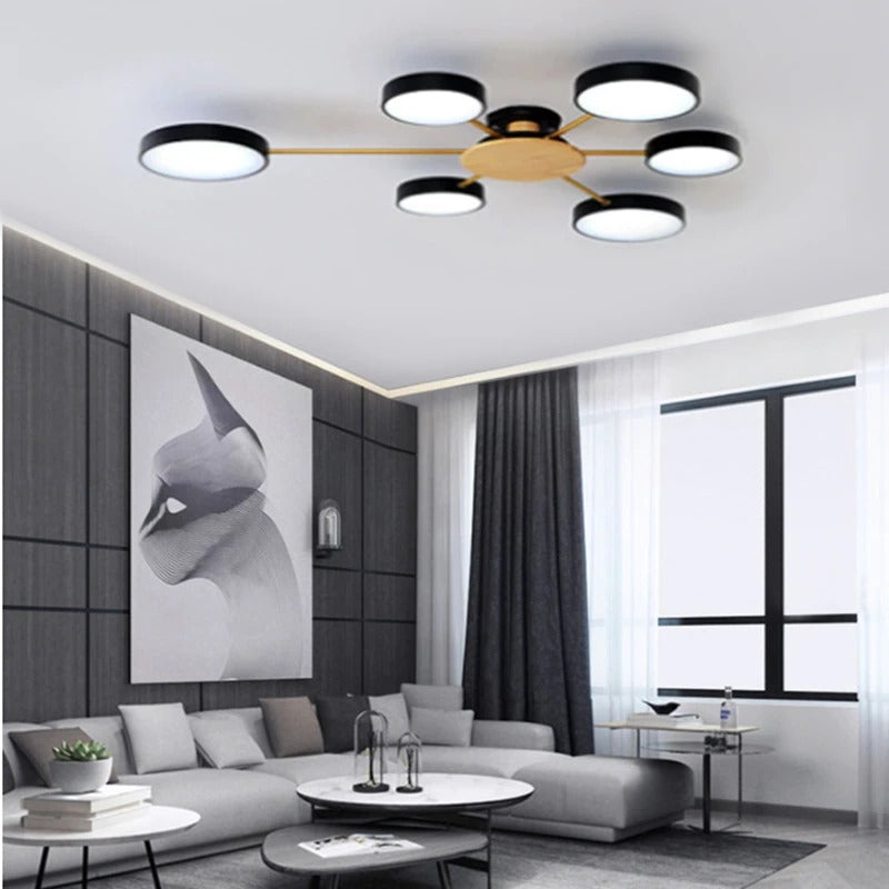 Plafonnier LED Ultra-Lumineux au Design Raffiné - VELINA