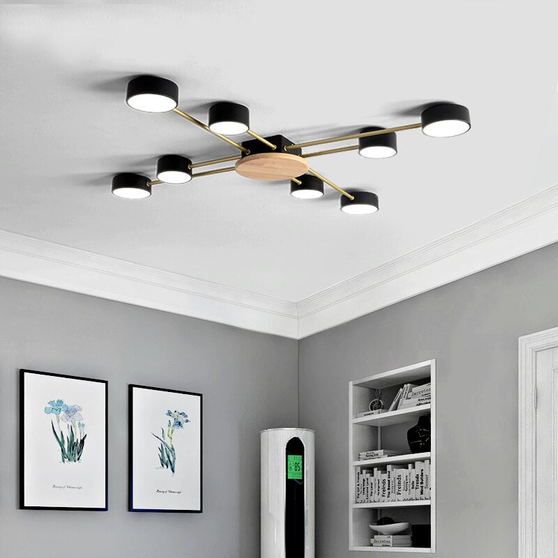 Plafonnier LED Ultra-Lumineux au Design Raffiné - VELINA