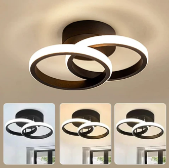 Plafonnier LED Superposé Design Circulaire - VELORA