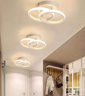 Plafonnier LED Superposé Design Circulaire - VELORA