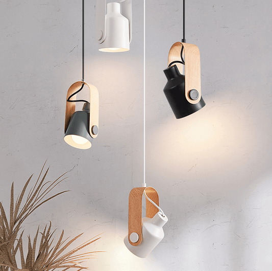 Suspension Luminaire Design Scandinave Bois & Métal - NORDIXA